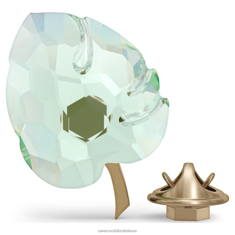 džungľa bije listový magnet zelená B8ZNT1787 Swarovski dekorácie