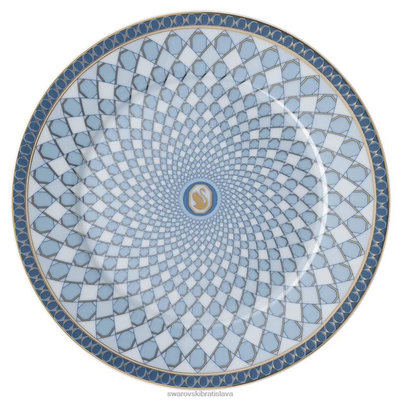 chlebový tanier signum porcelán, modrá B8ZNT1742 Swarovski dekorácie