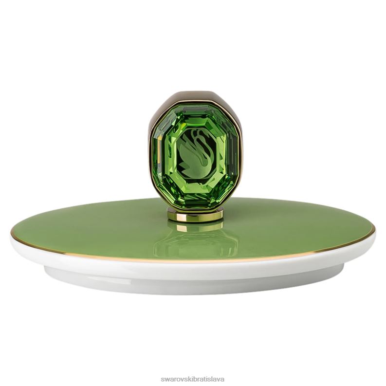 džbán na smotanu signum porcelán, zelená B8ZNT1727 Swarovski dekorácie