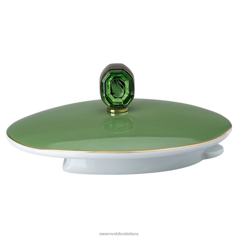 kanvica na kávu signum porcelán, zelená B8ZNT1752 Swarovski dekorácie