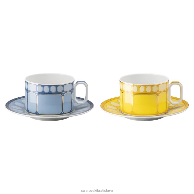 sada šálok signum porcelán, viacfarebný B8ZNT1746 Swarovski dekorácie