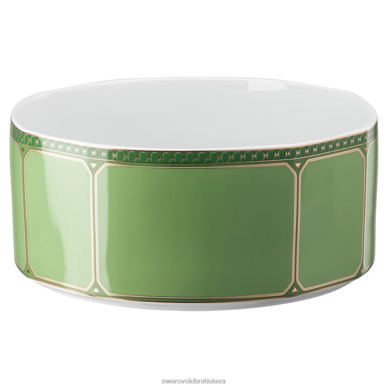 servírovacia misa signum porcelán, zelená B8ZNT1738 Swarovski dekorácie
