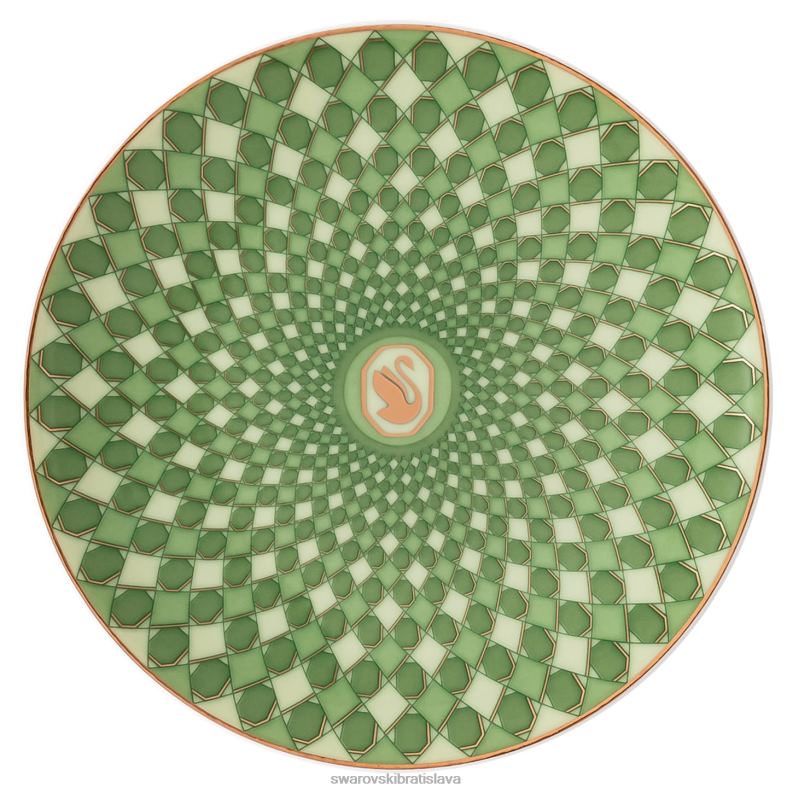signum doska porcelán, zelená B8ZNT1711 Swarovski dekorácie