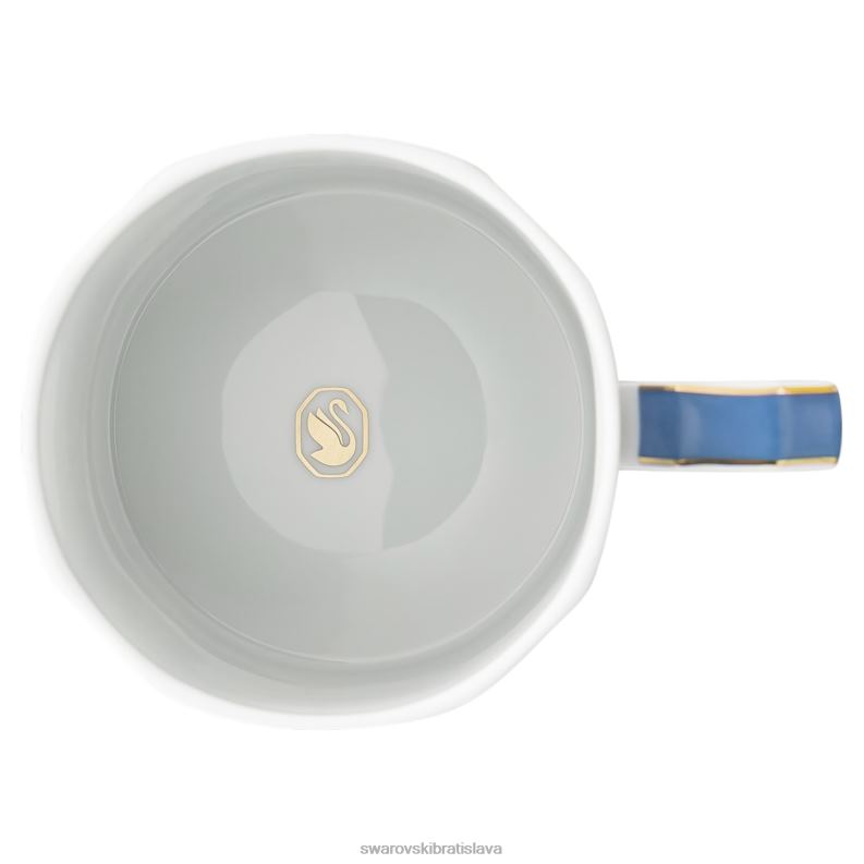 signum hrnček s vrchnákom porcelán, modrá B8ZNT1745 Swarovski dekorácie