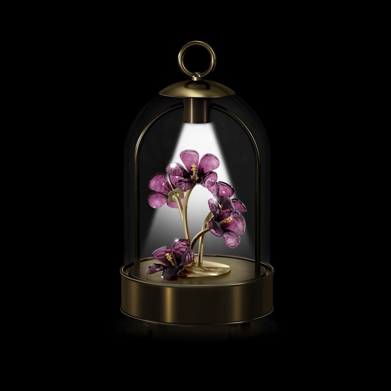 záhradné rozprávky ibištek led lampáš zber B8ZNT1648 Swarovski dekorácie