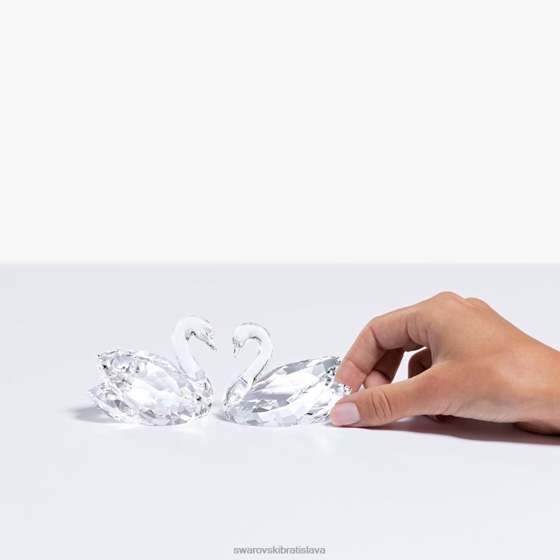 labutí pár zber B8ZNT1656 Swarovski dekorácie