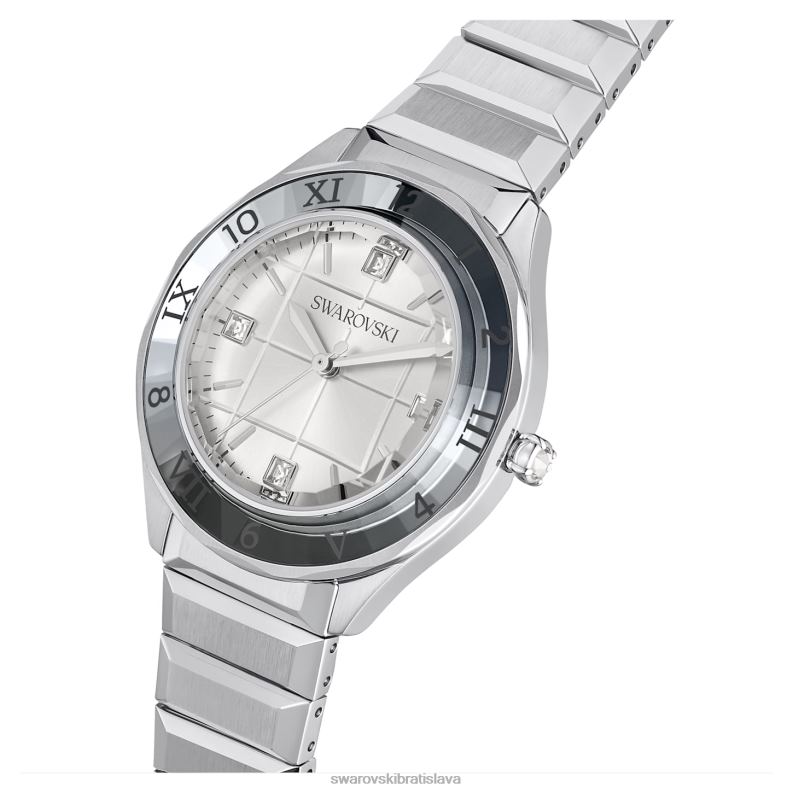 37mm hodinky švajčiarska výroba, kovový náramok, strieborný tón, nehrdzavejúca oceľ B8ZNT1221 Swarovski príslušenstvo
