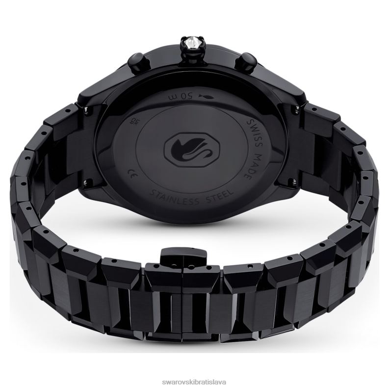 39 mm hodinky švajčiarska výroba, kovový náramok, čierny, čierny povrch B8ZNT1239 Swarovski príslušenstvo