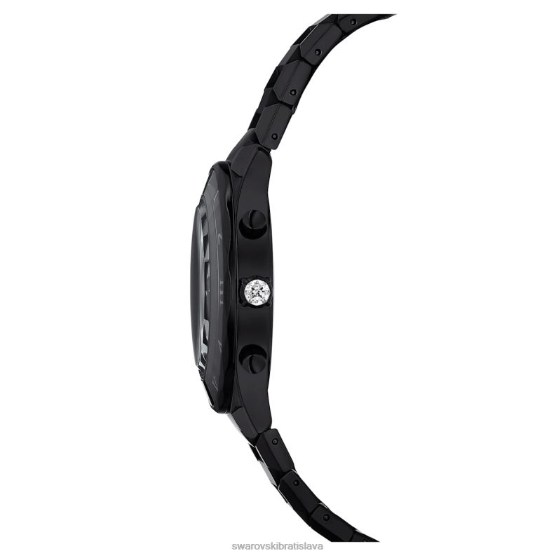 39 mm hodinky švajčiarska výroba, kovový náramok, čierny, čierny povrch B8ZNT1239 Swarovski príslušenstvo