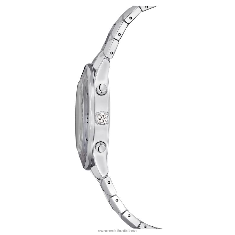 39 mm hodinky švajčiarska výroba, kovový náramok, strieborný tón, nehrdzavejúca oceľ B8ZNT1238 Swarovski príslušenstvo