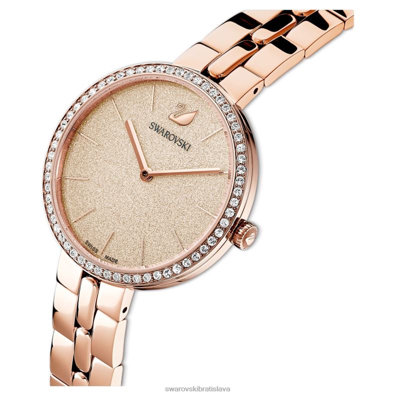 kozmopolitné hodinky švajčiarsky kovový náramok v ružovej farbe s ružovým zlatom B8ZNT1178 Swarovski príslušenstvo