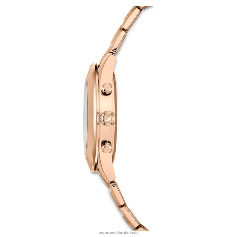 športové hodinky octea lux švajčiarska výroba, kovový náramok, tón ružového zlata, povrchová úprava v tóne ružového zlata B8ZNT1190 Swarovski príslušenstvo