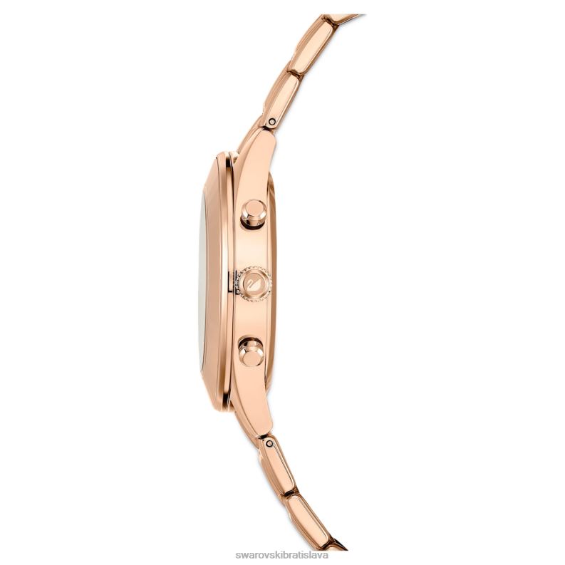 športové hodinky octea lux švajčiarska výroba, kovový náramok, tón ružového zlata, povrchová úprava v tóne ružového zlata B8ZNT1196 Swarovski príslušenstvo