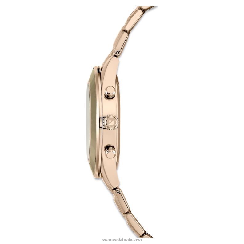športové hodinky octea lux švajčiarska výroba, kovový náramok, zlatý tón, šampanské zlaté prevedenie B8ZNT1136 Swarovski príslušenstvo