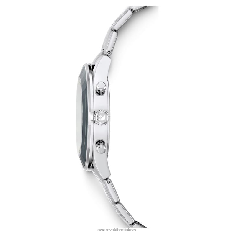 športové hodinky octea lux švajčiarsky, kovový náramok, čierny, nehrdzavejúca oceľ B8ZNT1243 Swarovski príslušenstvo