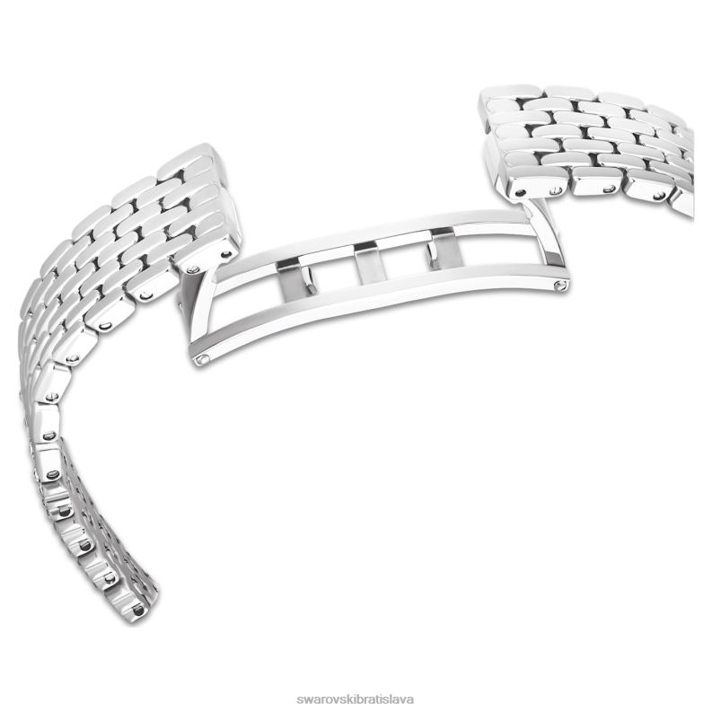 prilákať hodinky swis made, full pave, kovový náramok, strieborný tón, nerez B8ZNT1223 Swarovski príslušenstvo