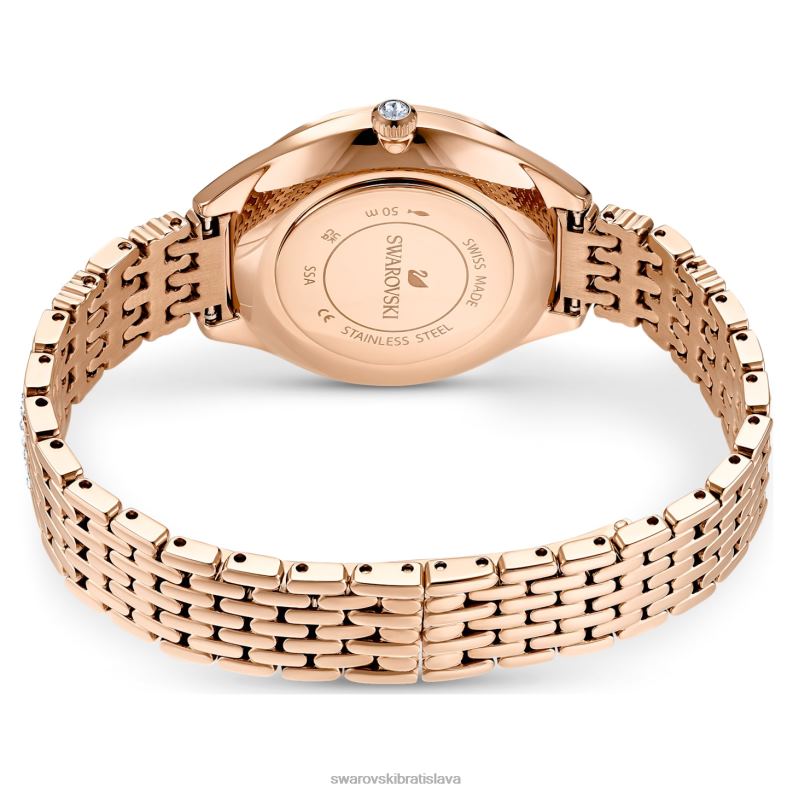 prilákať hodinky swiss made, pave, kovový náramok, tón ružového zlata, povrchová úprava v tóne ružového zlata B8ZNT1169 Swarovski príslušenstvo