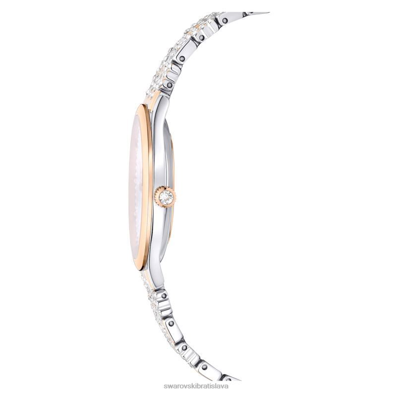 prilákať hodinky swiss made, pave, kovový náramok, tón ružového zlata, povrchová úprava zmiešaný kov B8ZNT1182 Swarovski príslušenstvo