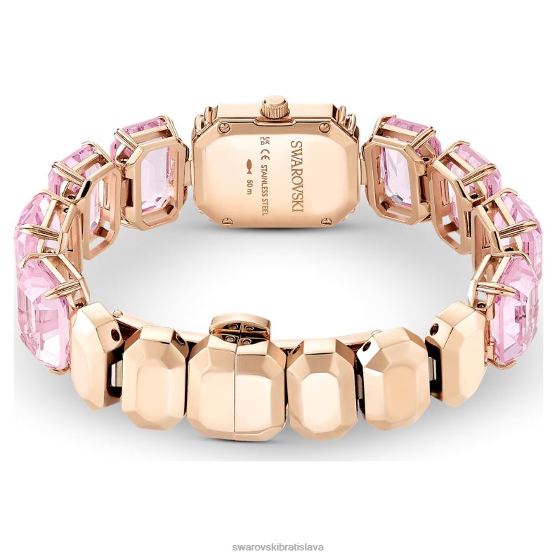 sledovať náramok brúseného osemuholníka, ružový, povrchová úprava ružového zlata B8ZNT1200 Swarovski príslušenstvo