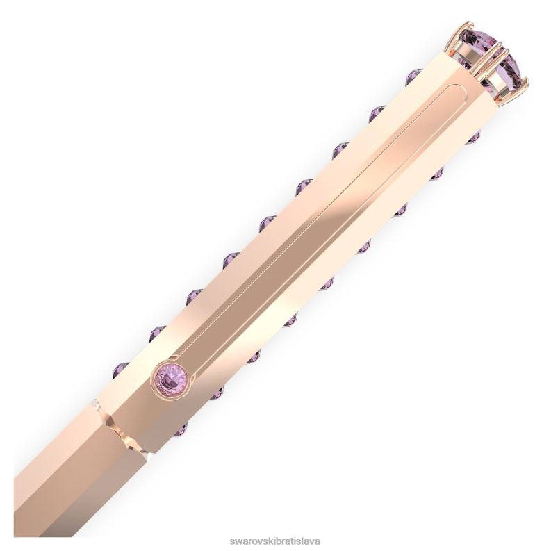 guľôčkové pero klasické, ružové, pozlátené ružovým zlatom B8ZNT1279 Swarovski príslušenstvo