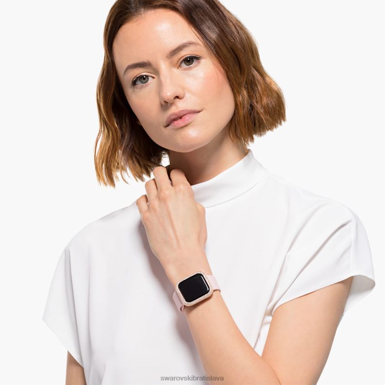 trblietavé puzdro kompatibilné s hodinkami Apple Watch tón ružového zlata B8ZNT1418 Swarovski príslušenstvo