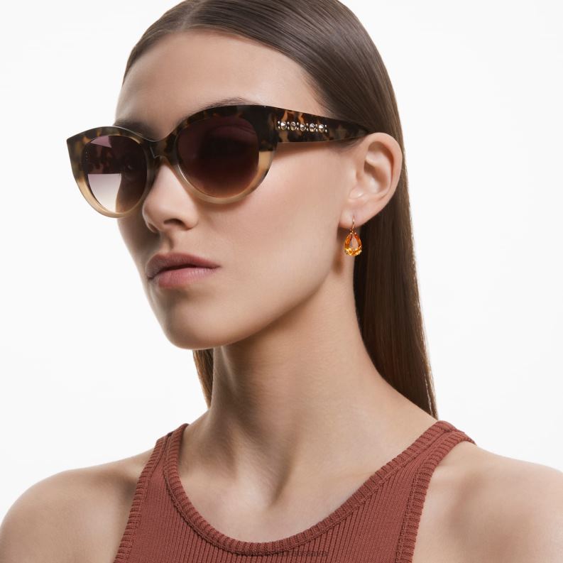slnečné okuliare mačacie oko, sk0372 56f, viacfarebné B8ZNT1435 Swarovski príslušenstvo