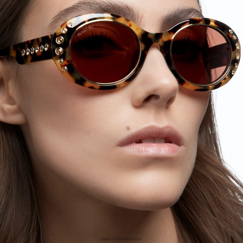 slnečné okuliare nadrozmerná, dlažba, sk0346 52e, hnedá B8ZNT1460 Swarovski príslušenstvo