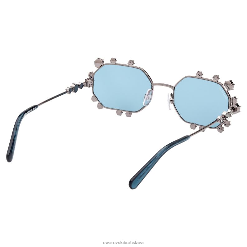 slnečné okuliare v tvare osemuholníka sk0376 20v, modrá B8ZNT1433 Swarovski príslušenstvo