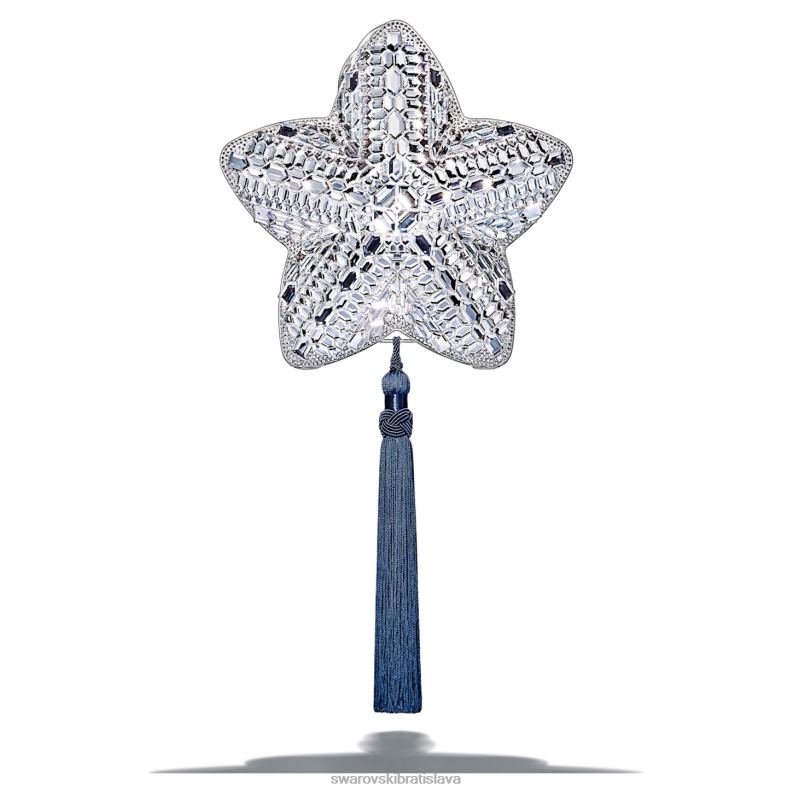 taška na zatmenie hviezd judith leiber hviezda, biela B8ZNT1486 Swarovski príslušenstvo