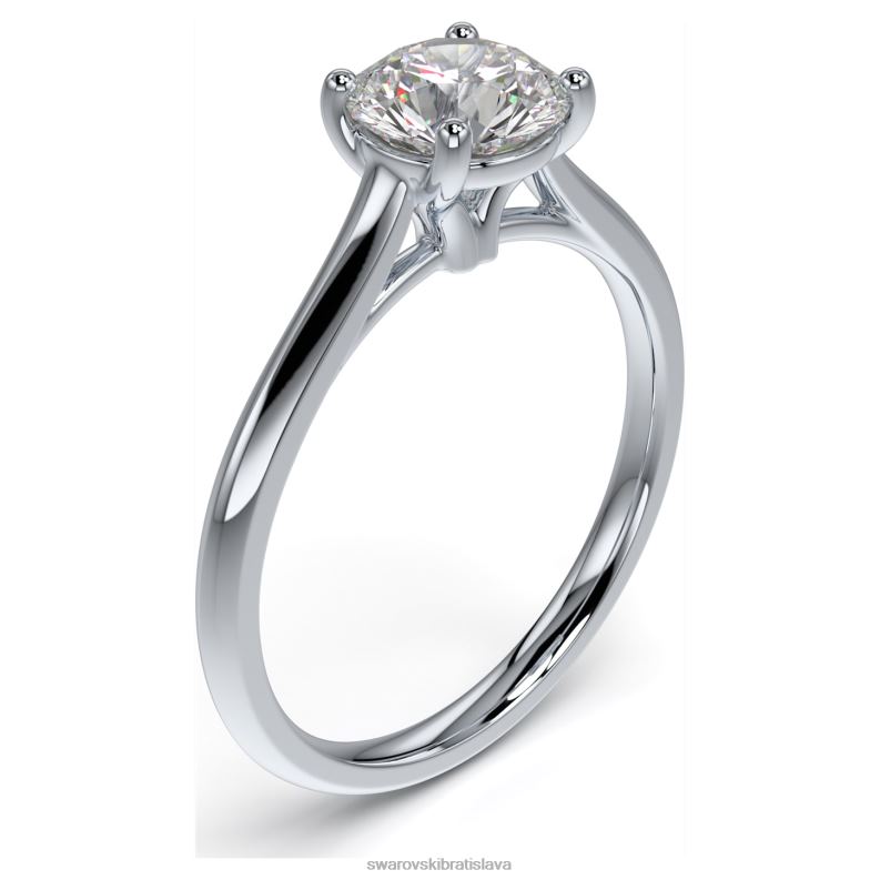 prsteň večnosti 14k biele zlato B8ZNT979 Swarovski šperky