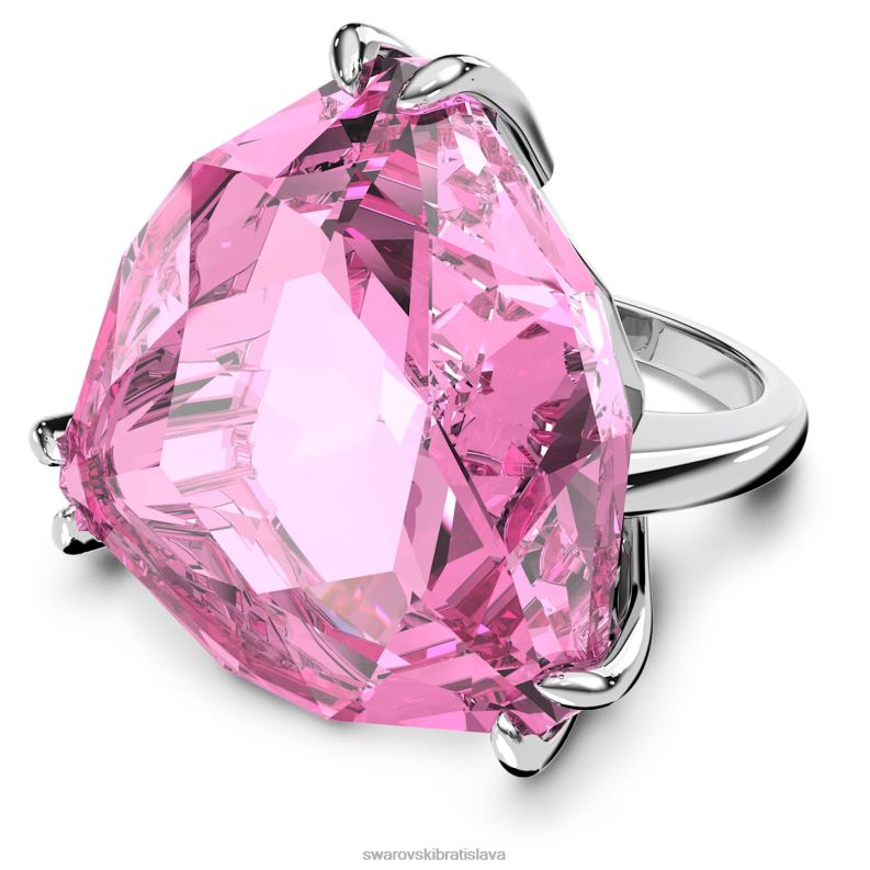 koktejlový prsteň milenia triliantový výbrus, ružový, rhodiovaný B8ZNT1073 Swarovski šperky
