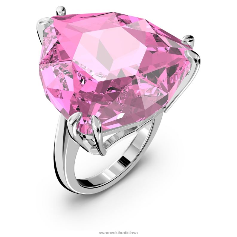 koktejlový prsteň milenia triliantový výbrus, ružový, rhodiovaný B8ZNT1073 Swarovski šperky