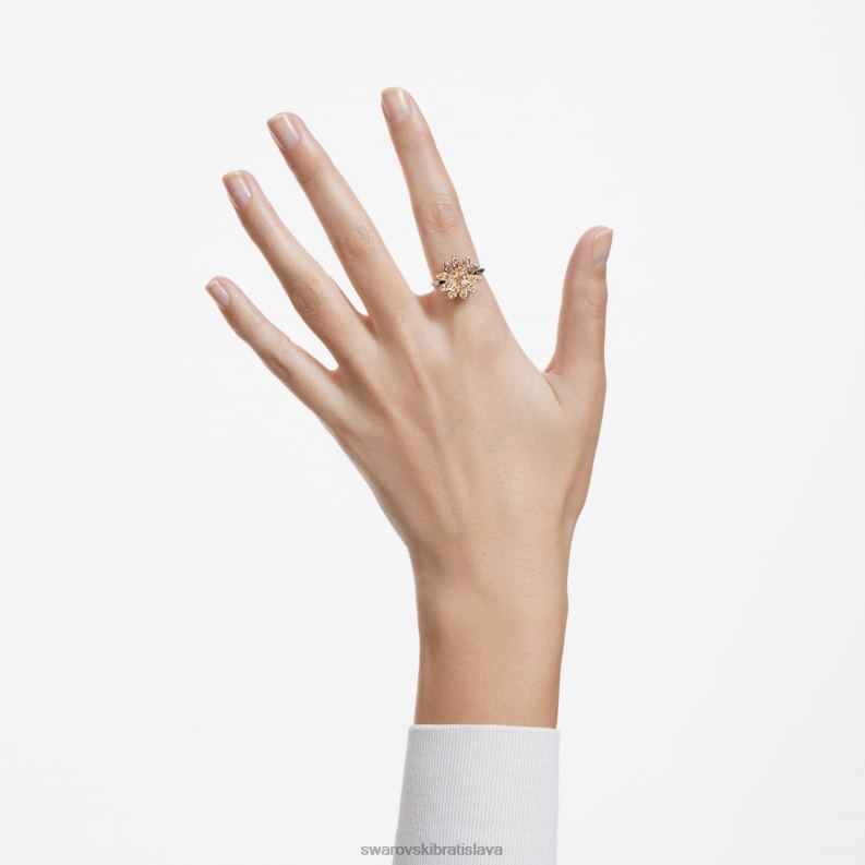 večný kvetinový prsteň kvet, viacfarebný, rhodiovaný B8ZNT1098 Swarovski šperky