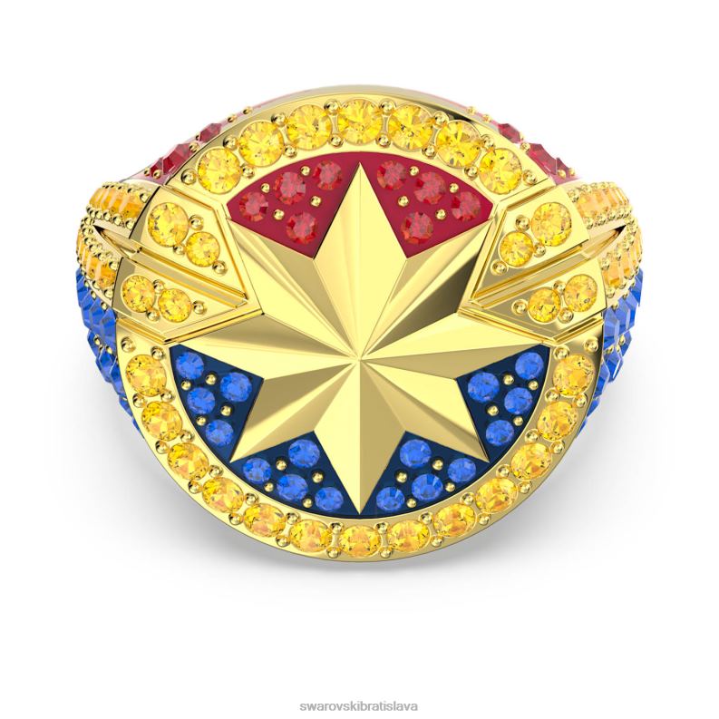 zázračný kapitán zázračný prsteň viacfarebné, pozlátené B8ZNT1089 Swarovski šperky