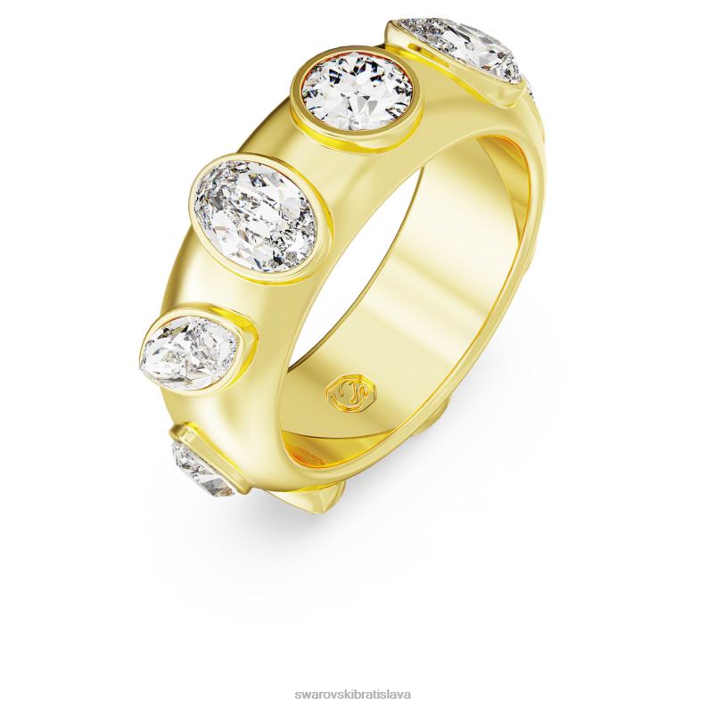 dextera krúžok zmiešané strihy, biele, pozlátené B8ZNT1021 Swarovski šperky