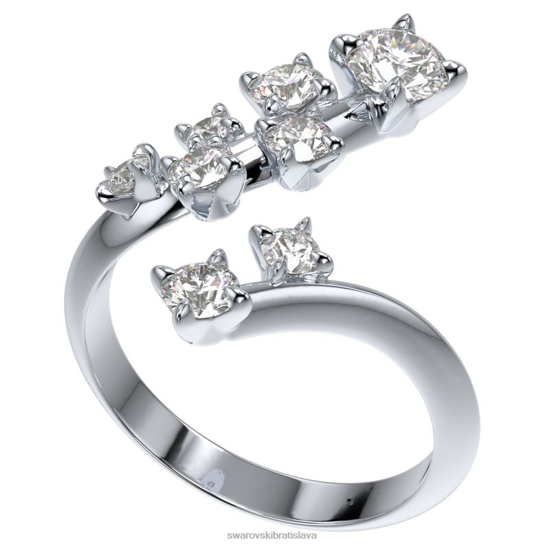 intímny krúžok 14k biele zlato B8ZNT989 Swarovski šperky