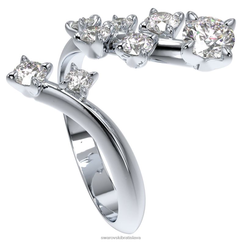 intímny krúžok 14k biele zlato B8ZNT989 Swarovski šperky