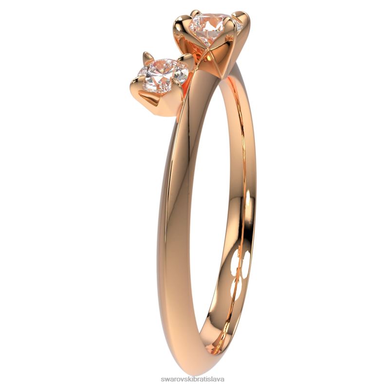 intímny krúžok 14k ružové zlato B8ZNT991 Swarovski šperky