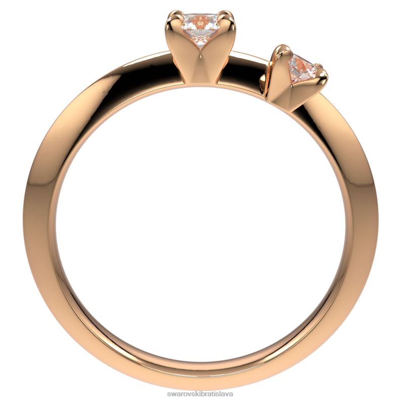 intímny krúžok 14k ružové zlato B8ZNT991 Swarovski šperky