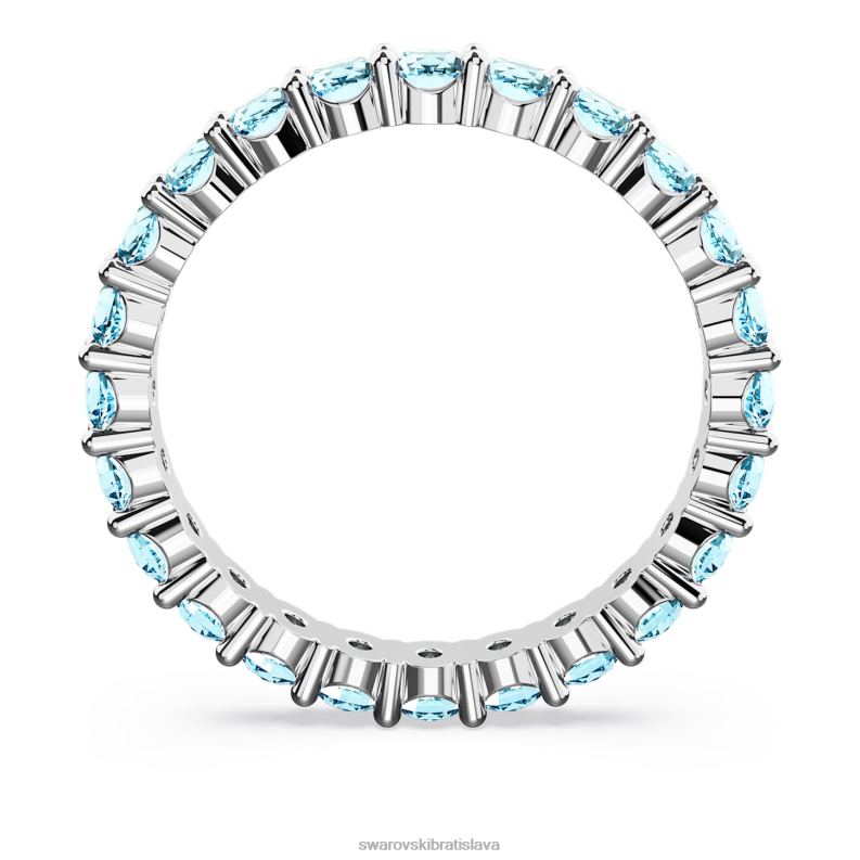 matricový krúžok okrúhly výbrus, modrá, rhodiovaná B8ZNT1005 Swarovski šperky