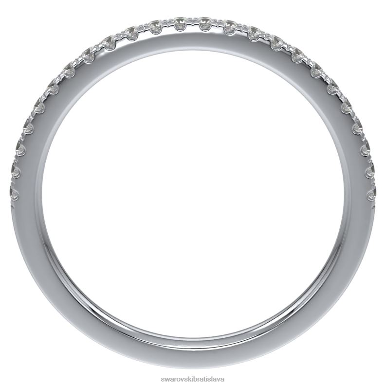 prsteň večnosti 14k biele zlato B8ZNT990 Swarovski šperky
