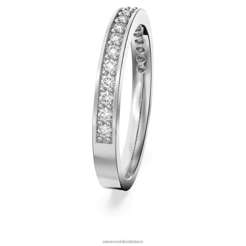 vzácny prsteň biela, rhodiovaná B8ZNT1006 Swarovski šperky