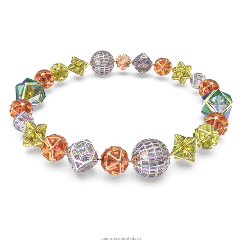 kuriózny náhrdelník magnetické zatváranie, viacfarebné, povrchová úprava zmiešaný kov B8ZNT101 Swarovski šperky
