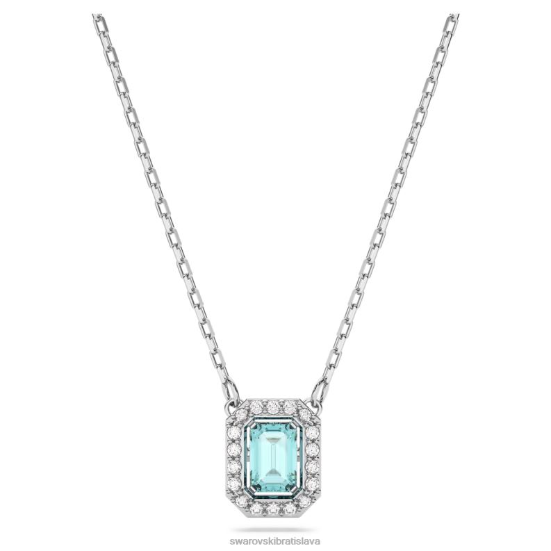 millenia náhrdelník osemhranného strihu zelené, rhodiované B8ZNT83 Swarovski šperky
