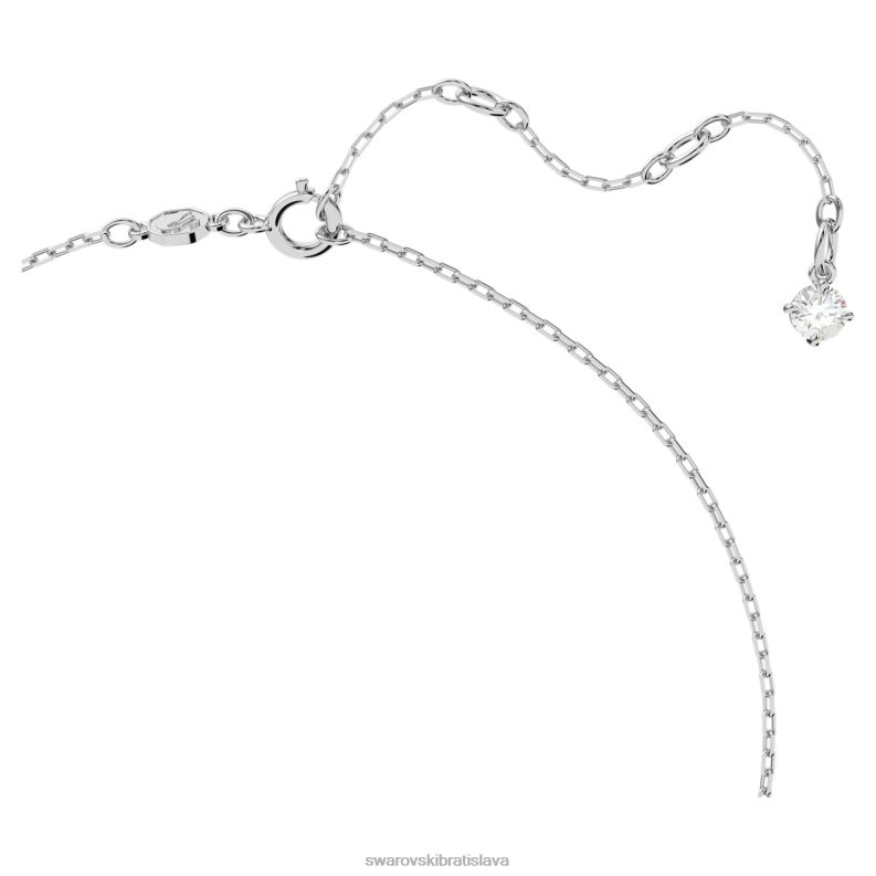 millenia náhrdelník osemhranného strihu zelené, rhodiované B8ZNT83 Swarovski šperky
