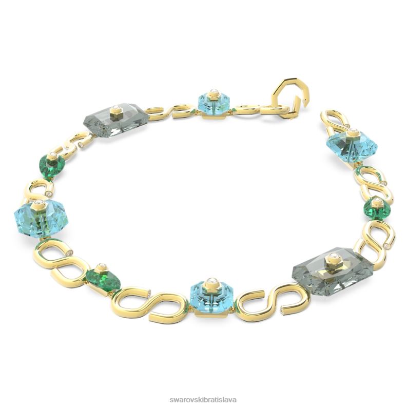 náhrdelník numina zmiešané strihy, viacfarebné, pozlátené B8ZNT88 Swarovski šperky