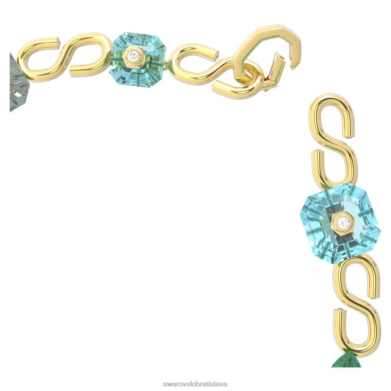 náhrdelník numina zmiešané strihy, viacfarebné, pozlátené B8ZNT88 Swarovski šperky