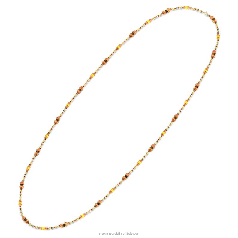 somnia náhrdelník hnedá, pozlátená B8ZNT72 Swarovski šperky
