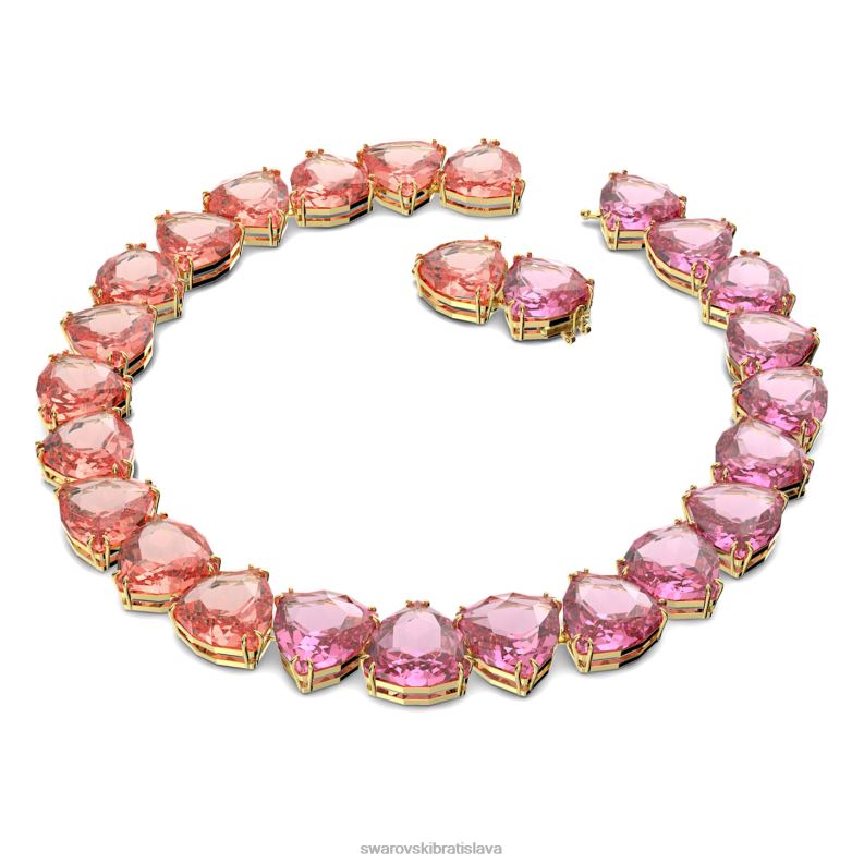 tisícročný náhrdelník nadrozmerné kryštály, triliantový brus, viacfarebné, pozlátené B8ZNT157 Swarovski šperky