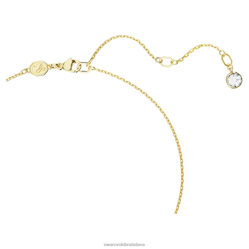 dextera prívesok zmiešané strihy, biele, pozlátené B8ZNT281 Swarovski šperky
